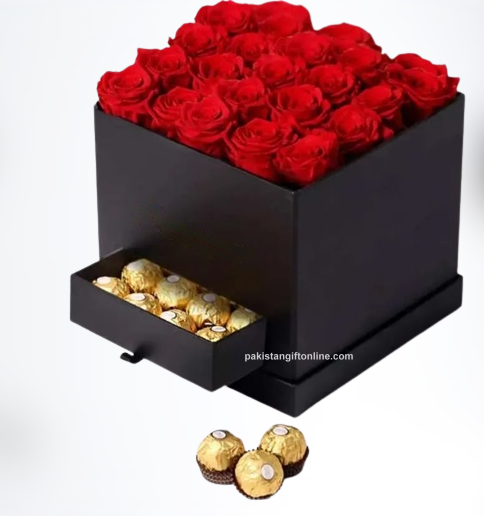 roses with chocolates gujranwala